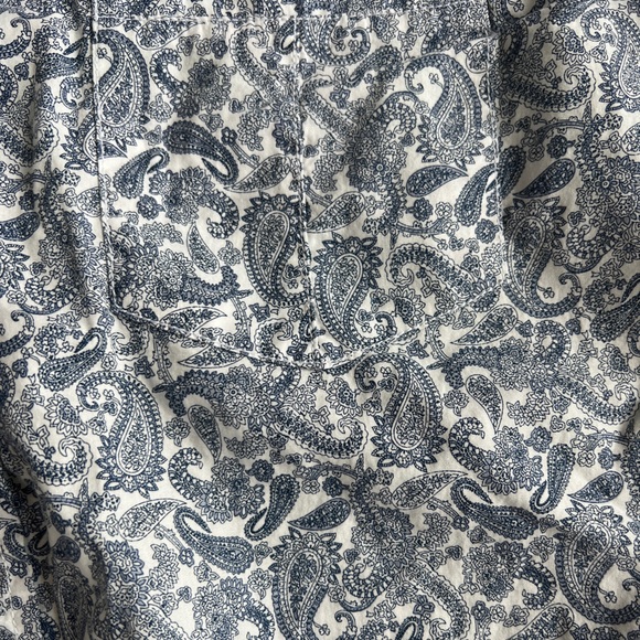 Zara Blue Short Sleeve Button Down - Picture 2 of 3